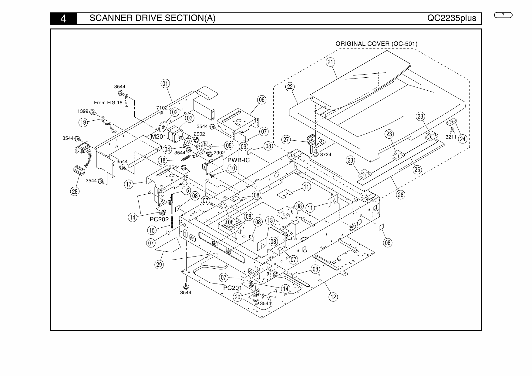 Konica-Minolta Options QC-2235plus CF2203 8022 Parts Manual-3